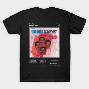 Four Tops - Reach Out Tracklist Album T-Shirt